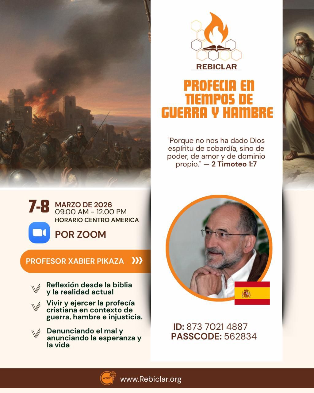 Profecía en Tiempos de Guerra y Hambre | Taller